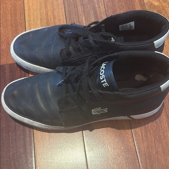 Lacoste Other - Lacoste Black and White Sneakers with Comfortable Design